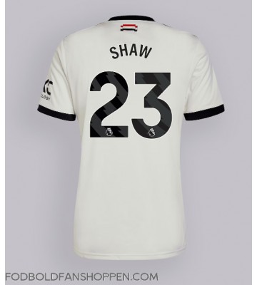 Manchester United Luke Shaw #23 Tredjetrøje 2024-25 Kortærmet